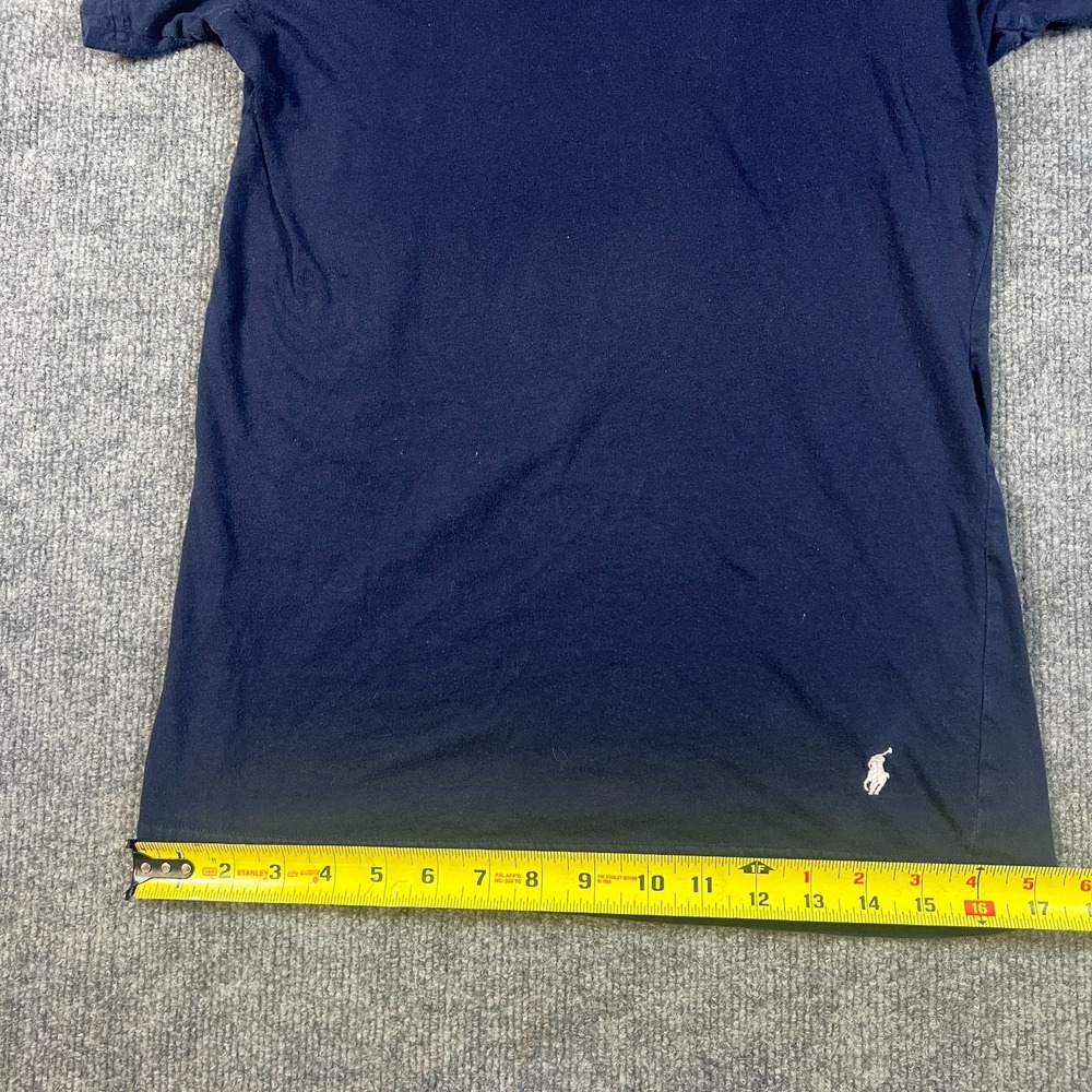 Polo Ralph Lauren T Shirt Boys Medium Blue Slim Fit Short Sleeve Cotton Lot Of 2 - Picture 5 of 11
